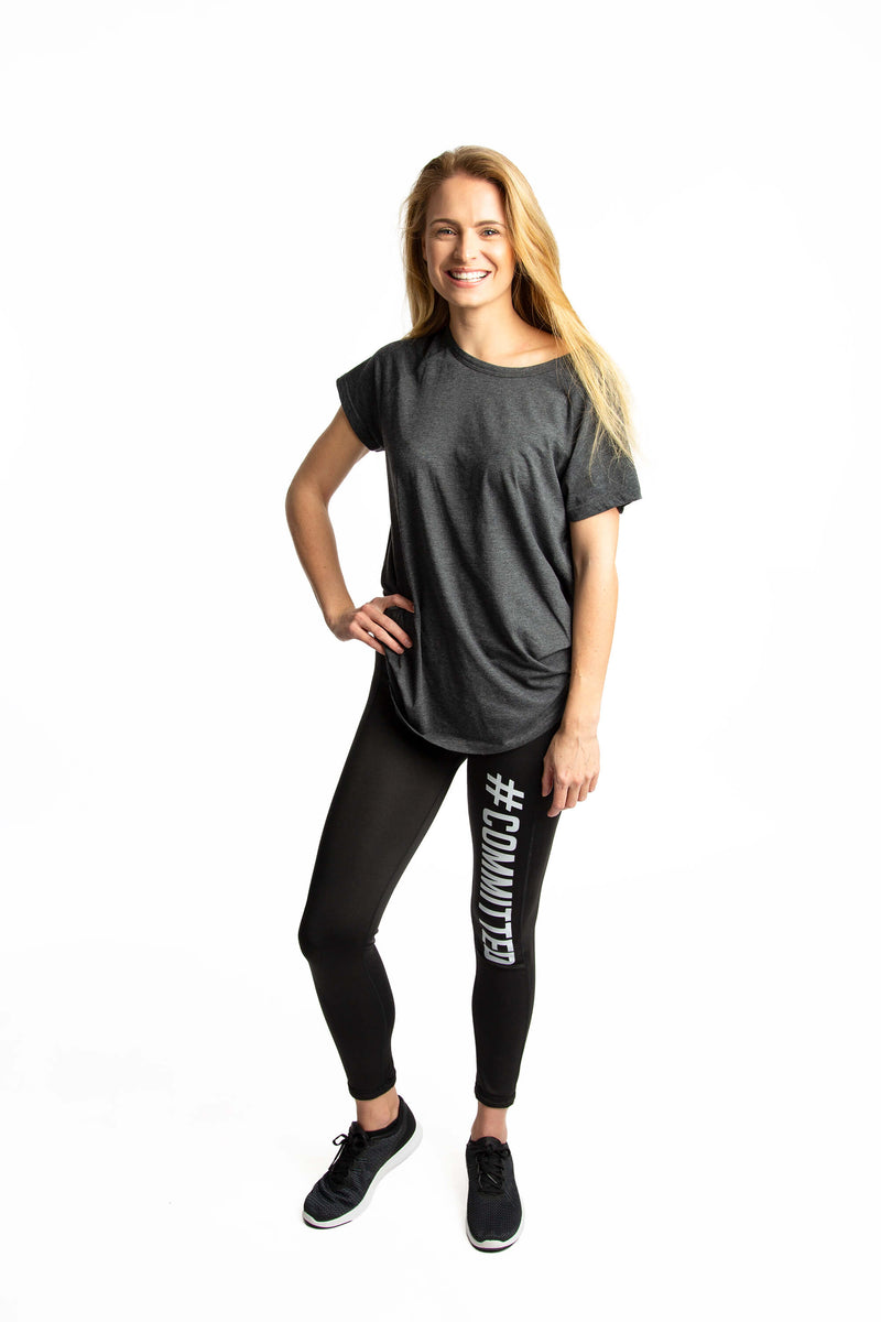 Off Shoulder Slub Tee